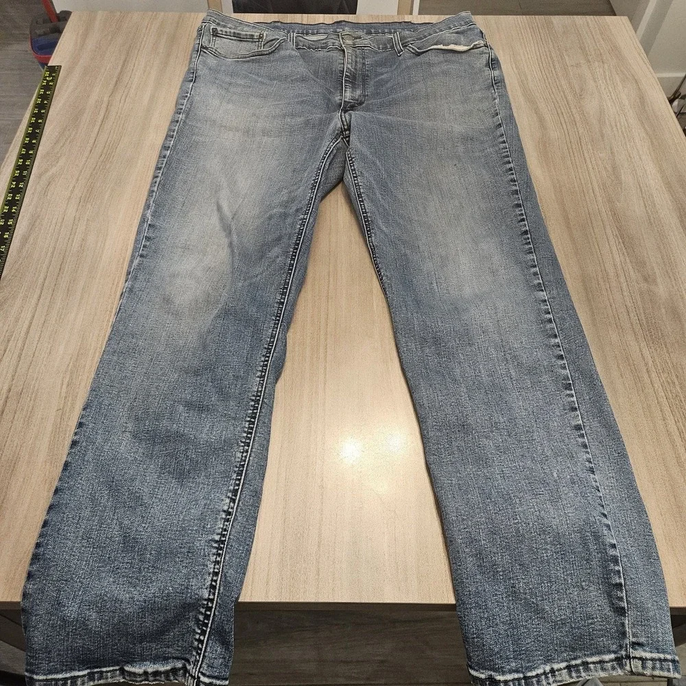 Levi's 541 Jeans Mens 40x32 Athletic Taper‎ 5-Pocket Stretch Flex Denim Blue